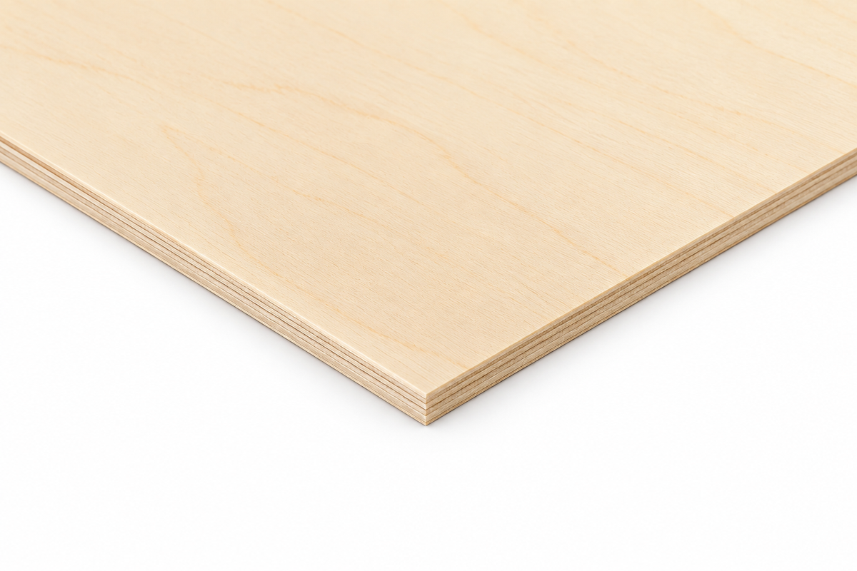 Plywood 1/4 Birch Pre-Finished 1 Side