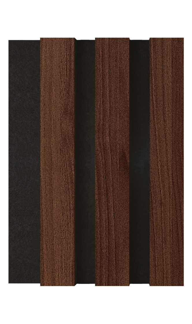 ACUSTIC PANEL DARK WALNUT