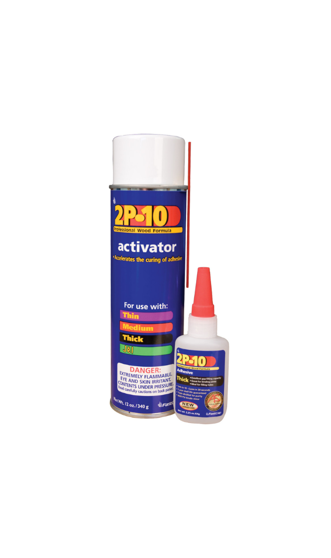 2P-10 SOLO KIT THICK ADHESIVE & 12 oz. ACTIVATOR. 2P-10