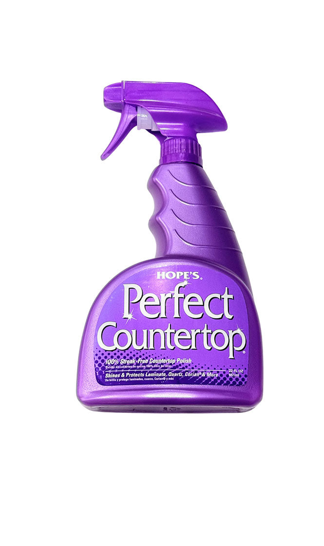 HOPE'S PERFECT COUNTERTOP CLEANER AND POLISH 22-OUNCE, STREAK-FREE MULTI-SURFACE CLEANING SPRAY