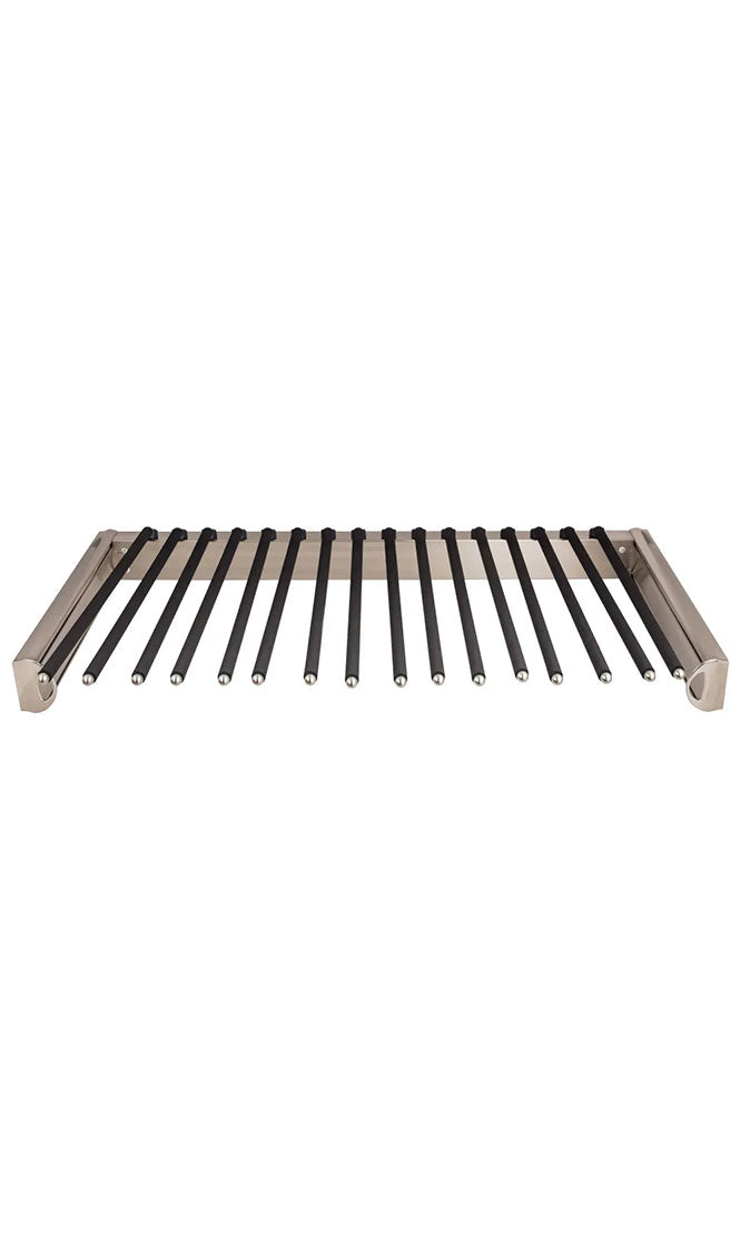 SATIN NICKEL 30" WIDE PANT RACK