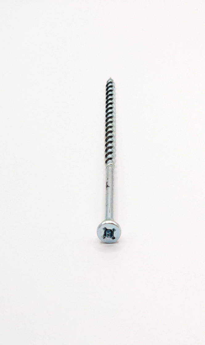 8" x 2-1/2 " FL PH/SQ Wood Drive Zinc