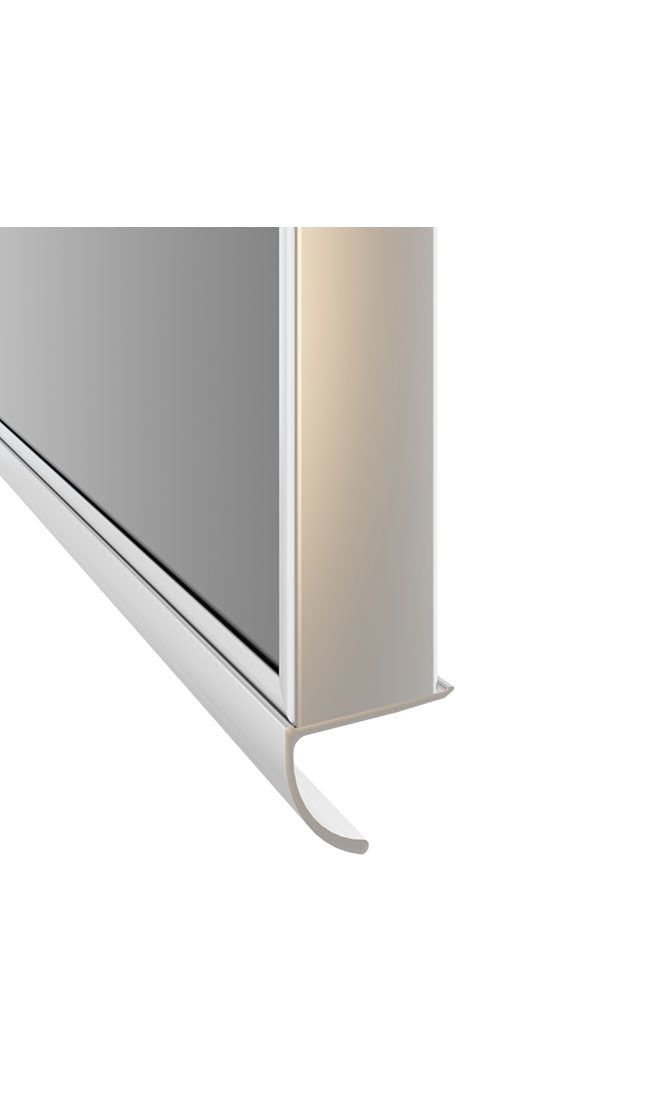 ALUMINUM HANDLE WITH ADHESIVE INCLUDED