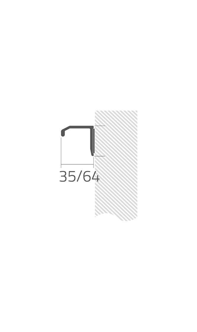 ALUMINUM HANDLE WITH ADHESIVE INCLUDED 2