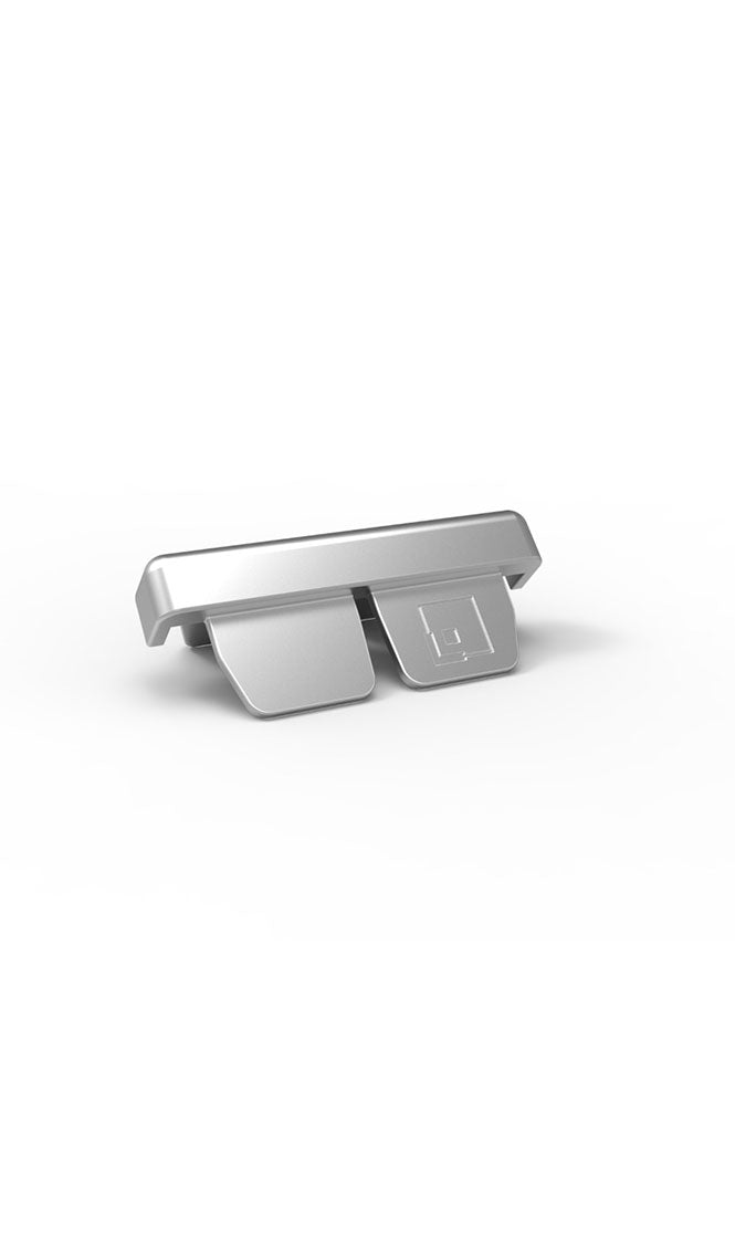 PLASTIC CORNER CAP FOR EURO COMPACT 18 CHROME