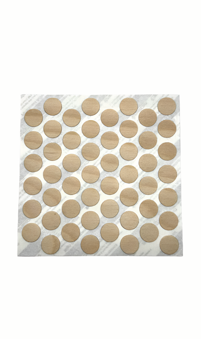 Peel & Stick Cover Cap un-Finish Wood Cherry