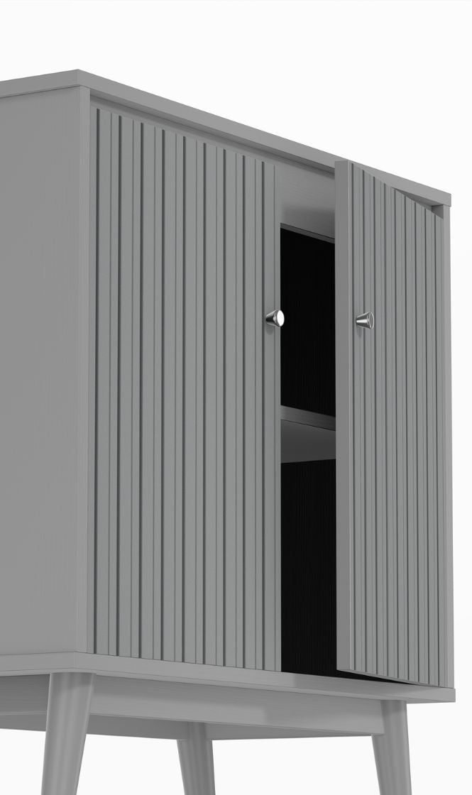 3D MDF PANEL SILVER