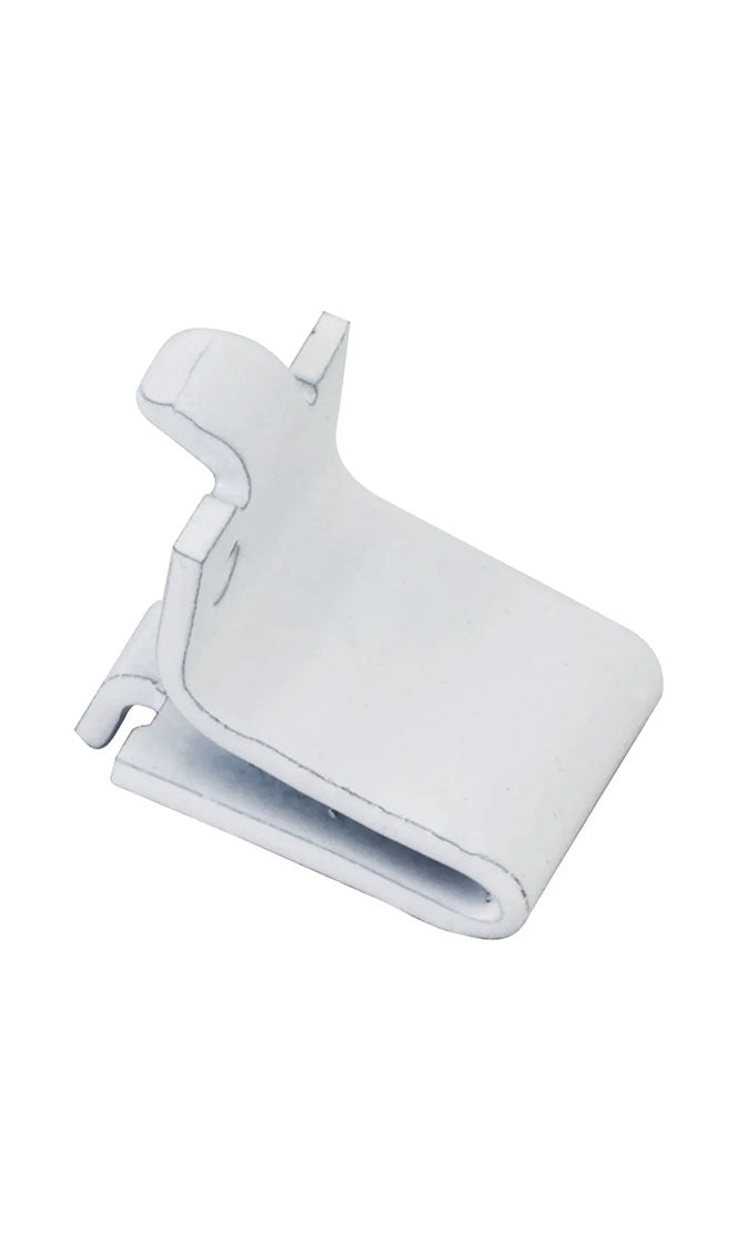 White Shelf Clip