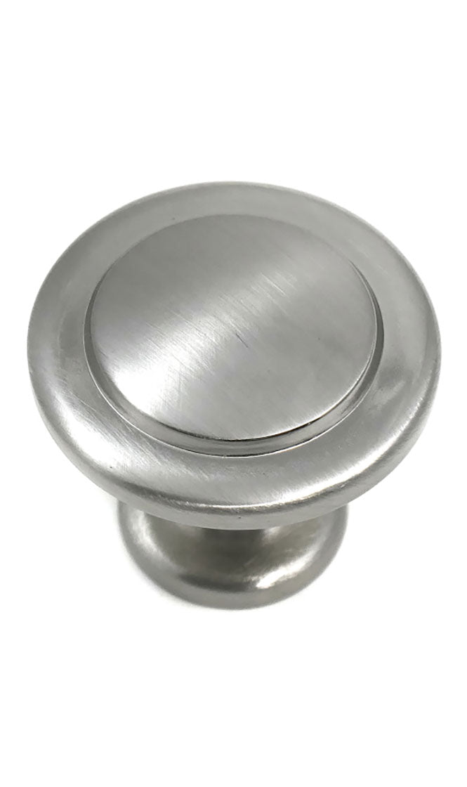 1 3/8"" KNOB NEWPORT SATIN NICKEL