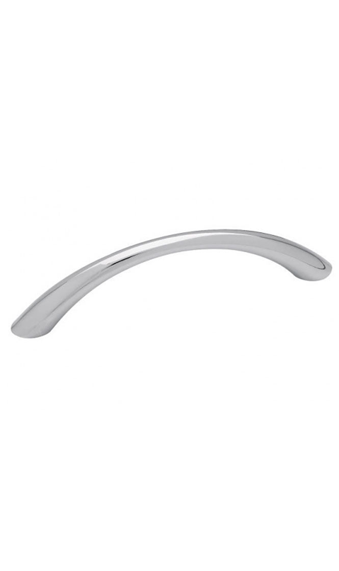 96MM TAPERED BOW PULL - POLISHED CHROME