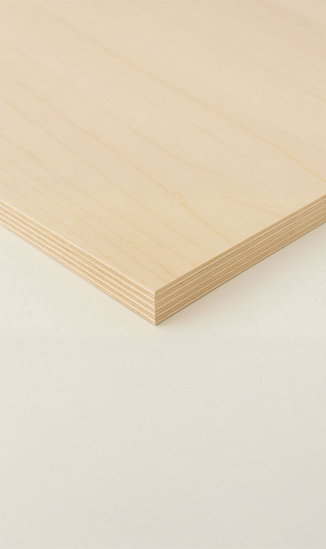 PLYWOOD  1/2" WHITE MAPLE RAW