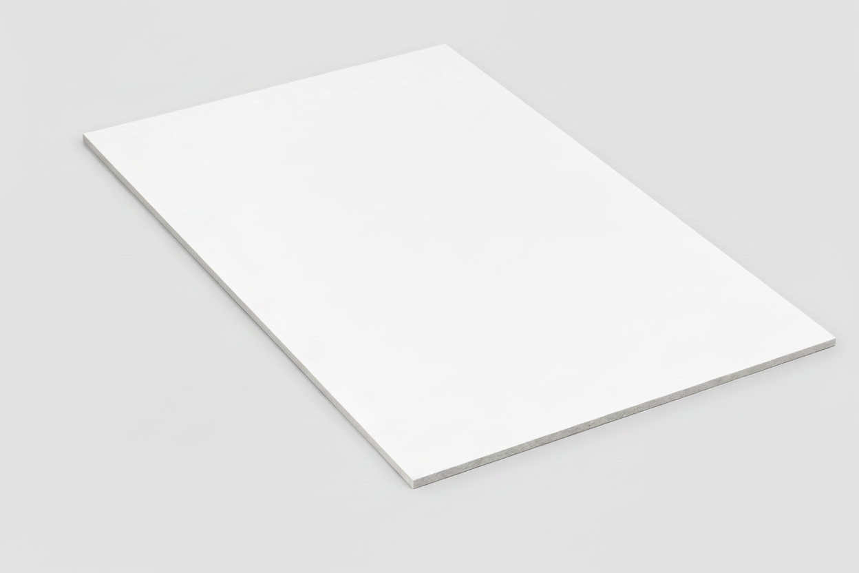 MDF BACKING HARDBOARD WHITE 1/8  4"X 8"