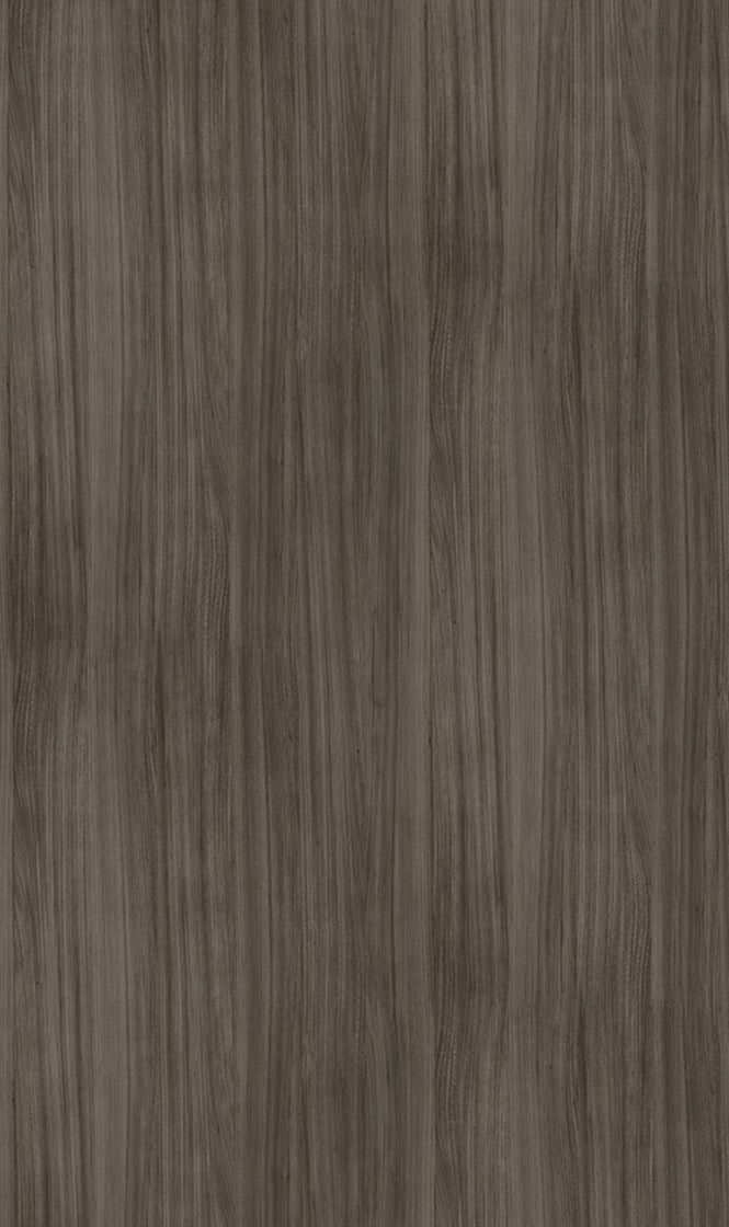 A close-up image of a dark kraftwood melamine surface with a matte finish.