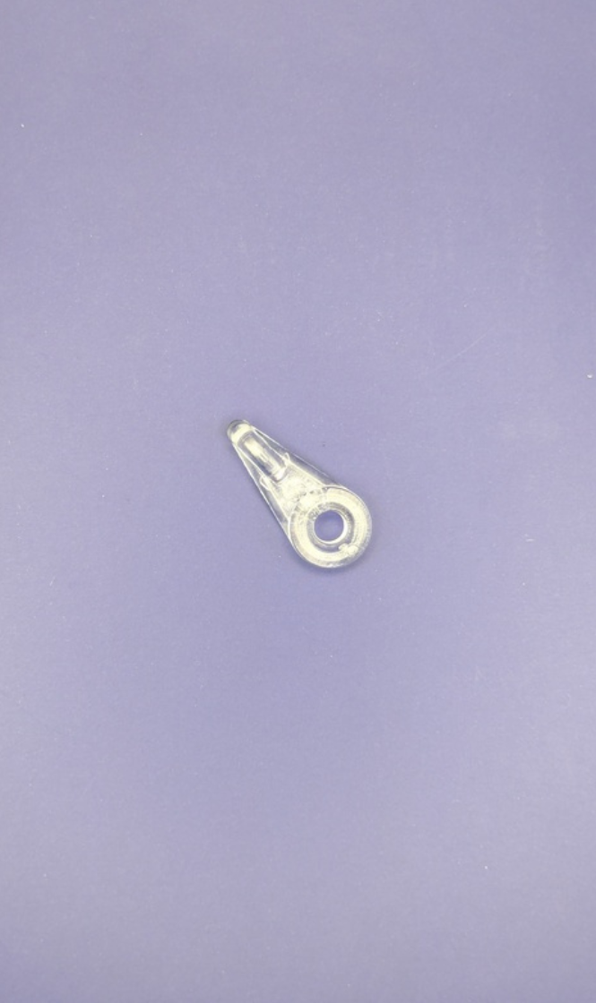 MIRROR CLIP 1/8" CLEAR