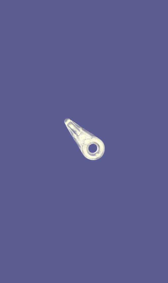 MIRROR CLIP 1/8" CLEAR
