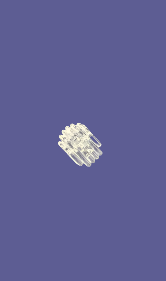 MIRROR CLIP 1/4" CLEAR