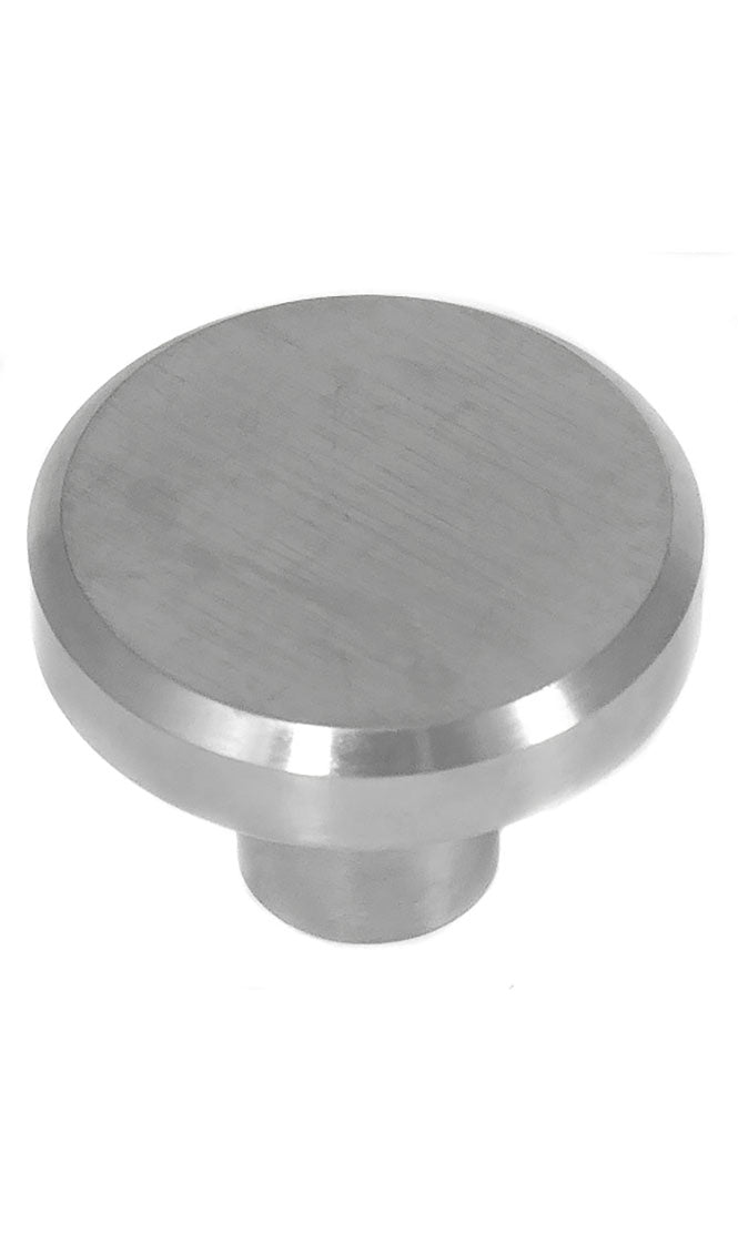 1 1/4" Brickell - Stainless Steel - Small Flat Top Knob