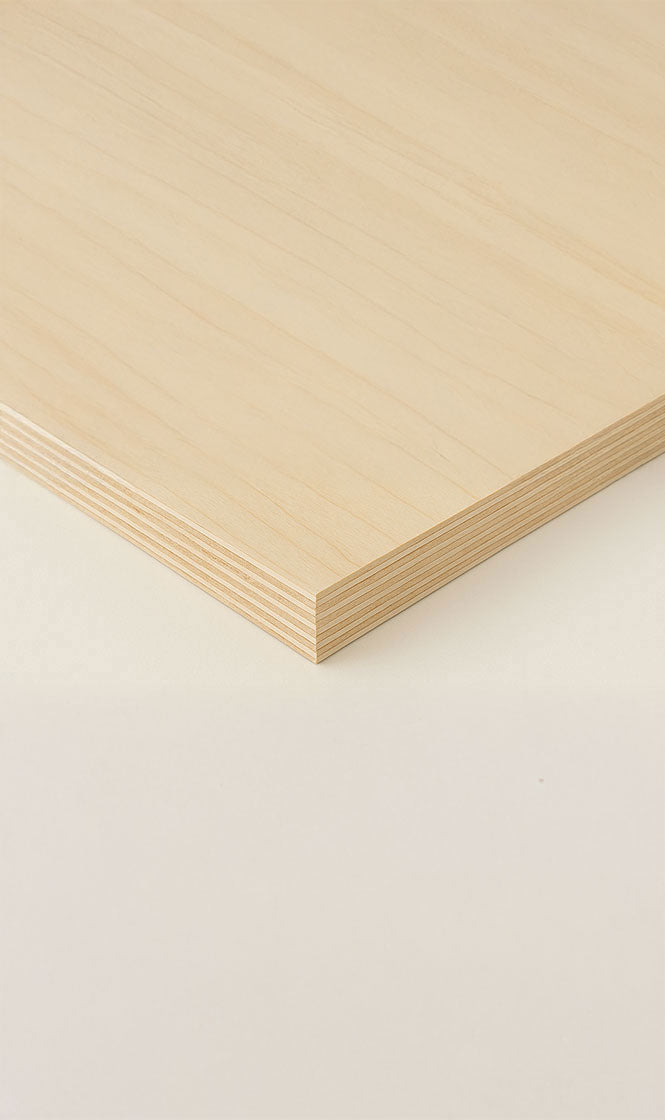 LAMINATED PLYWOOD 1/2" WHITE 2 SIDE