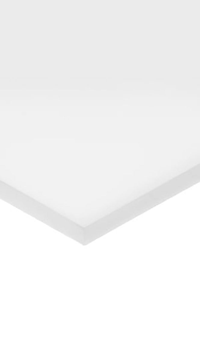 SOLID PVC SHEET 4X8 WHITE 1/8