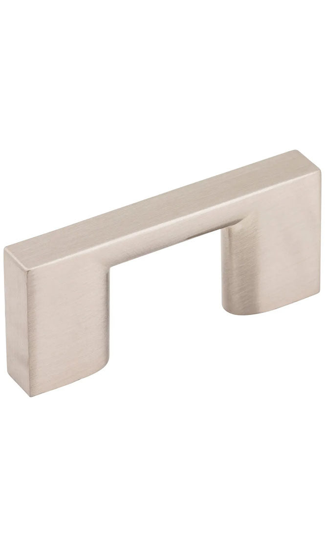 32 MM CENTER-TO-CENTER SATIN NICKEL SQUARE SUTTON CABINET BAR PULL