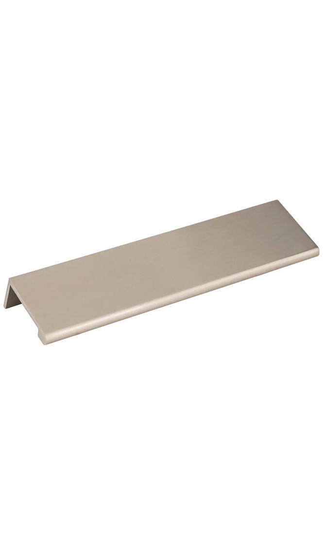 6" OVERALL LENGTH SATIN NICKEL EDGEFIELD CABINET TAB PULL