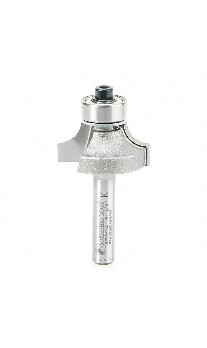 Carbide Tipped Corner Round 1/4 Radius X 1 Inch Dia X 1/2 x 1/4 Shank