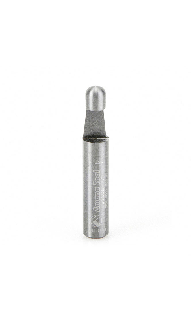 Solid Carbide Panel Pilot Bevel Trim 7 Degree X 1/4 Dia X 1/4 x 1/4 Inch Shank 1-Flute
