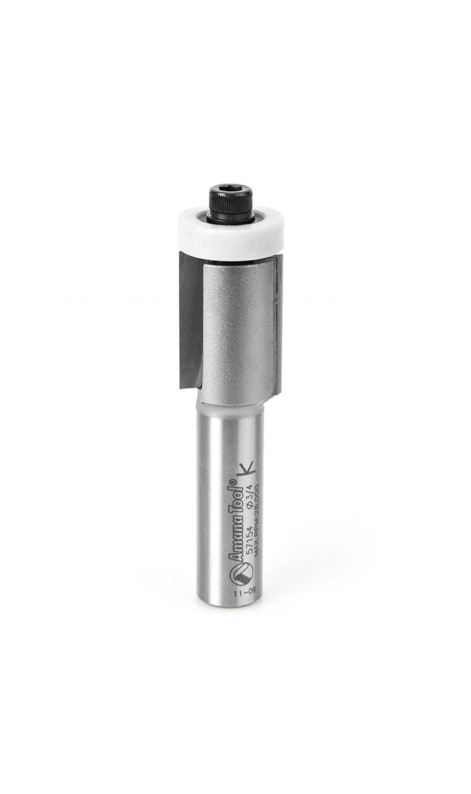 Carbide Tipped Sink And Trim With Ultra-Glide Ball Bearing Guide Solid Surface 3/4 Dia X 1 Inch X 1/2 Shank