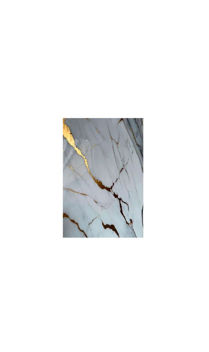PVC Marbel Sheet Blanco Carrara Gold