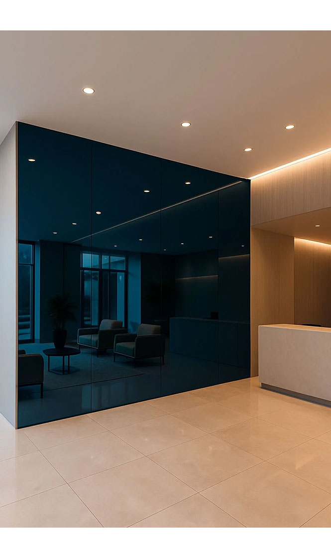 PVC Black Mirror Sheet