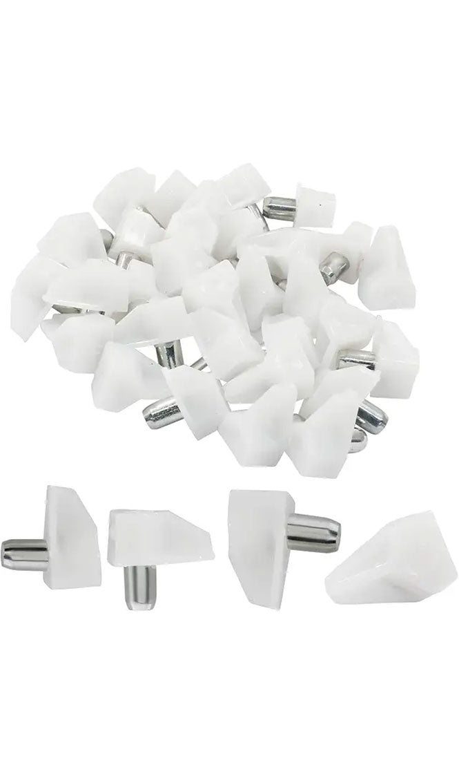 SHELF SUPPORT PEG, PLASTIC CABINET SHELF PINS