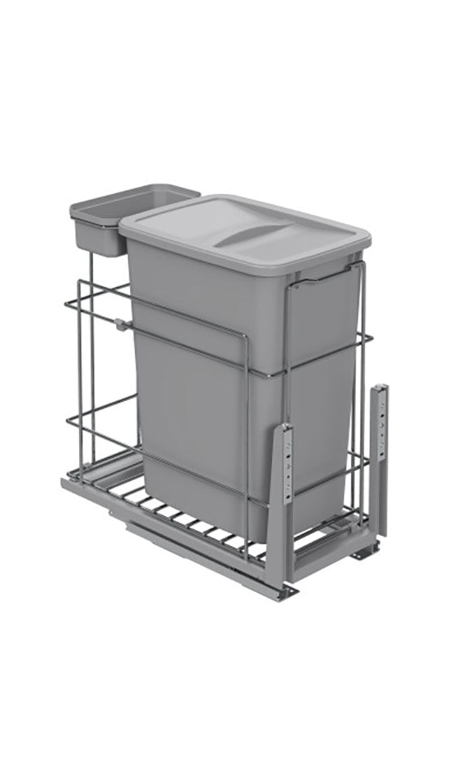 BOTTOM MOUNTED WASTE BIN 35+1L