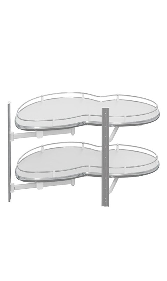 TURNBOARD CORNER 45CM CHROME