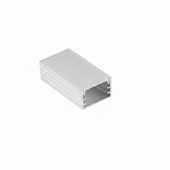 White aluminum channel profile tube with a dimension diagram showing measurements 13.2, 8.7, and 14.2, labeled A1409.