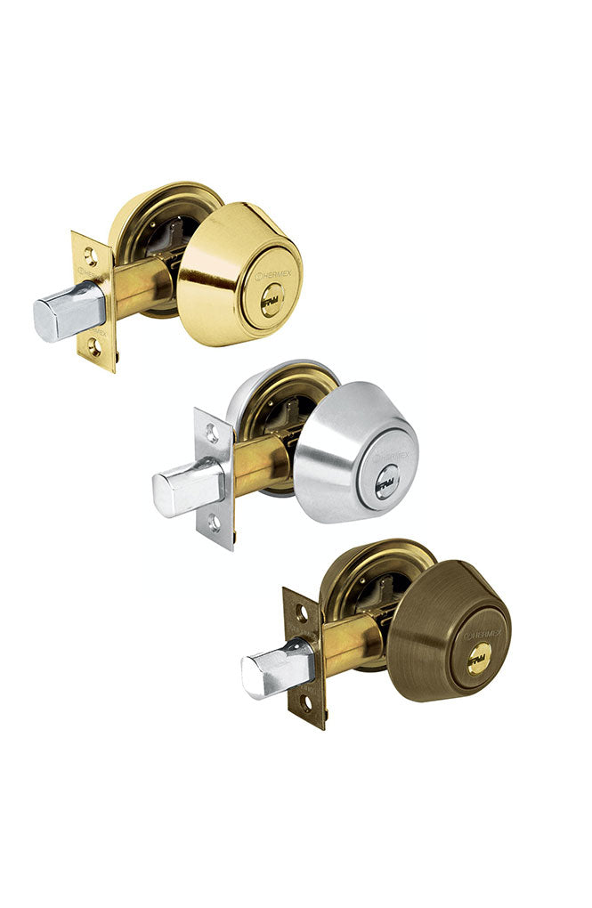 DEADBOLTS ANTIQUE BRASS