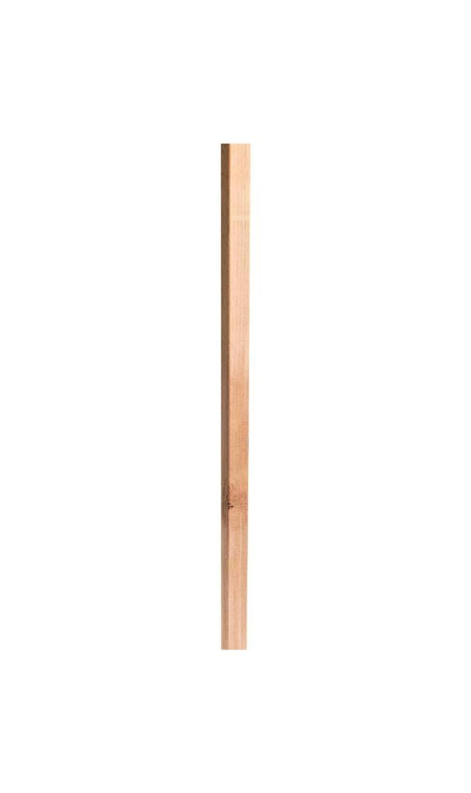 Real Wood 2 In. x 2 In. x 36 In. Cedar Square Baluster