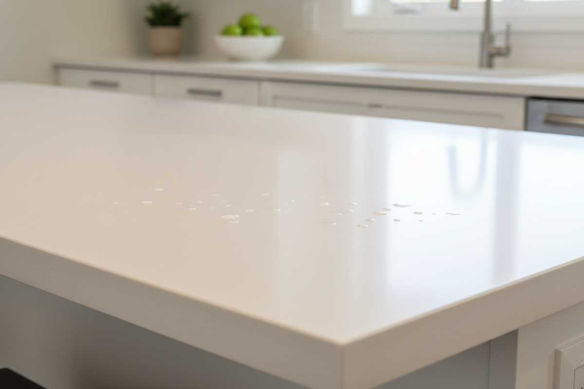 SOLID SURFACE IVORY WHITE - 100% ACRYLIC
