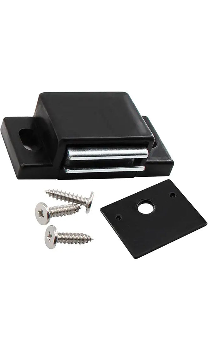 SINGLE MAGNETIC CABINET CATCH BLACK 15LB
