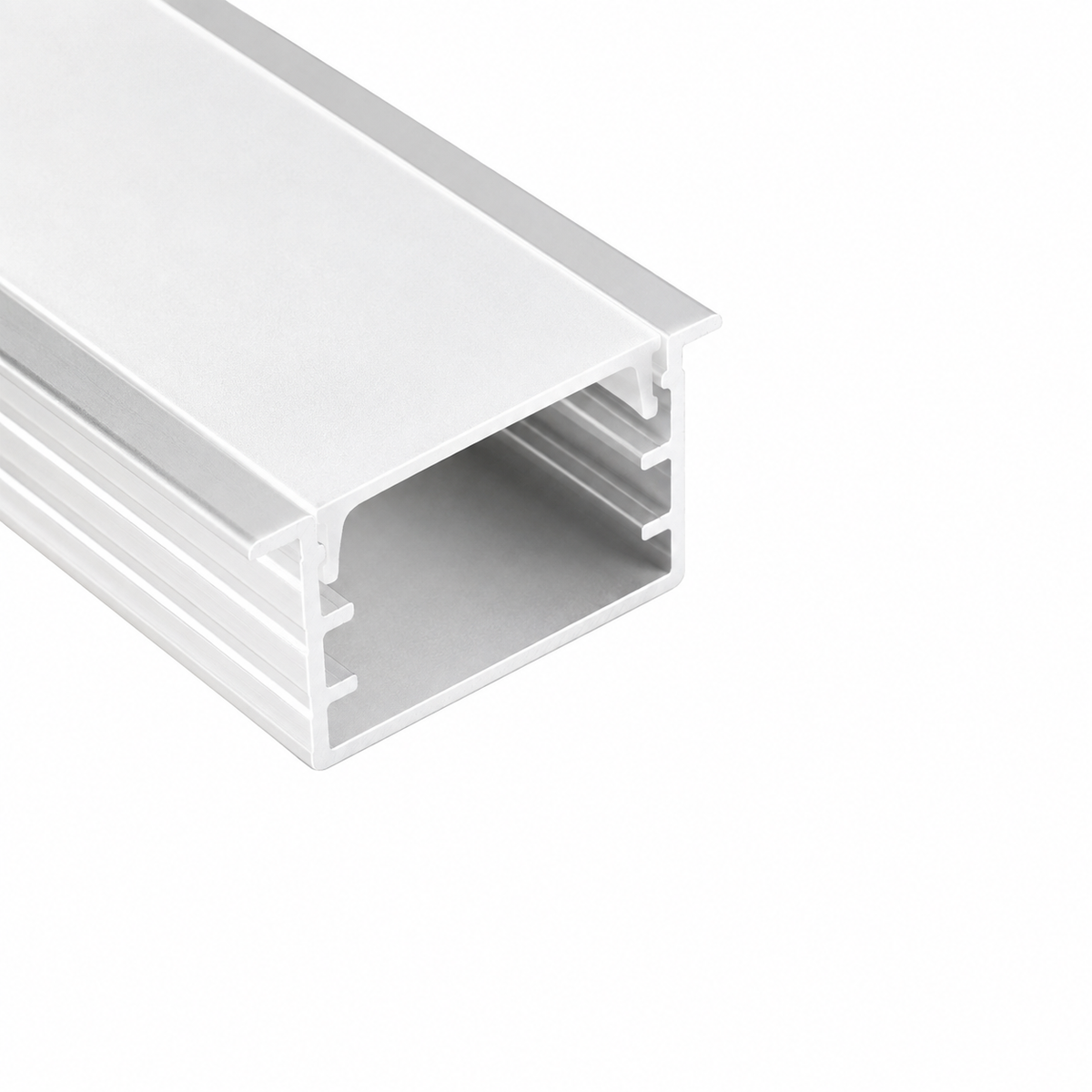 Anodize Aluminum Profile W/ Defuser & Flanges 14.2mmx 8.5mm